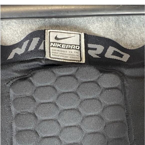 Nike Pro Compression Shorts Mens Small Black Dri Fit Football - Picture 5 of 16